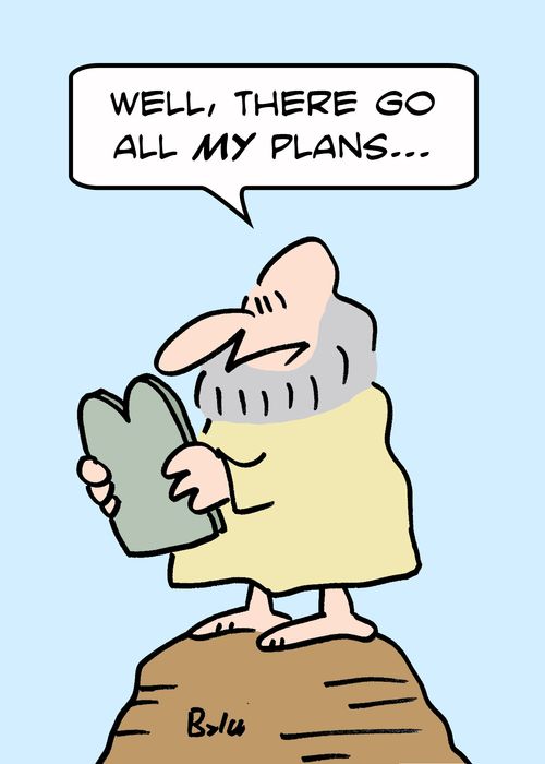 'Well, there go all MY plans....'