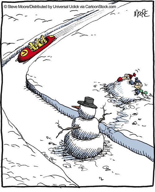 Bobsled sabotage.