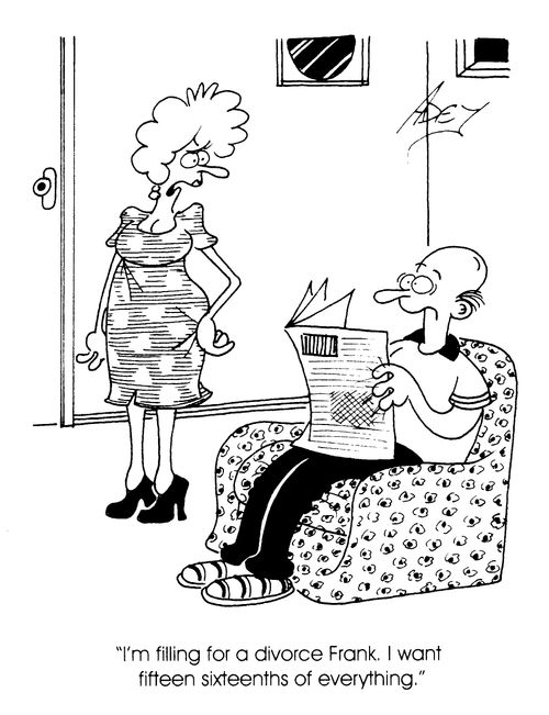 "I'm filing for divorce Frank..."