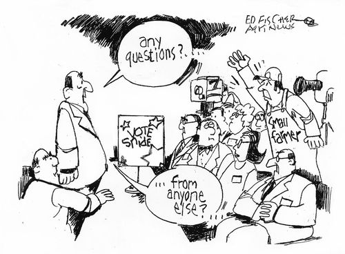 "Any questions?"
