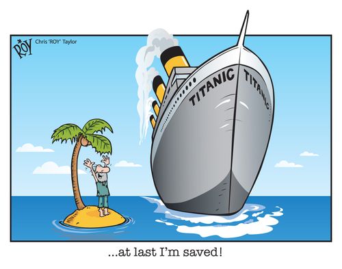 '...at last I'm saved!'