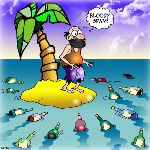 'Bloody Spam!'