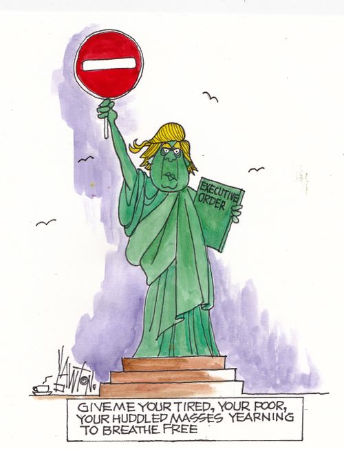 Give me your tired, your poor, your huddled masses yearning to breathe free."