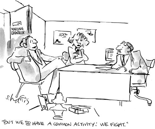"But we do have a common activity: we fight."