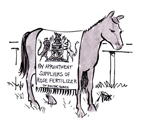 By Appointment Suppliers of Rose Fertilizer to HM the Queen.