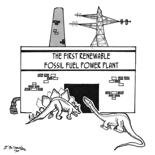 The First Renewable Fossil Fuel Power Plant