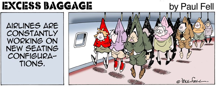Excess Baggage: Airlines are constantly working on new seating configurations.