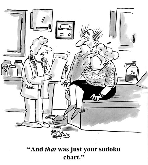 "And that was just your sudoku chart."