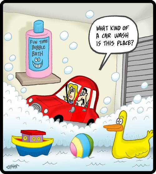 'What kind of a car wash is this place?'