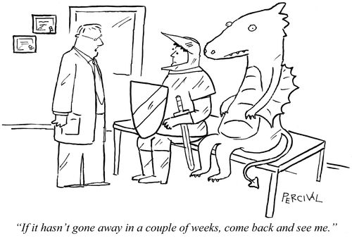 'If it hasn't gone away in a couple of weeks, come back and see me.'