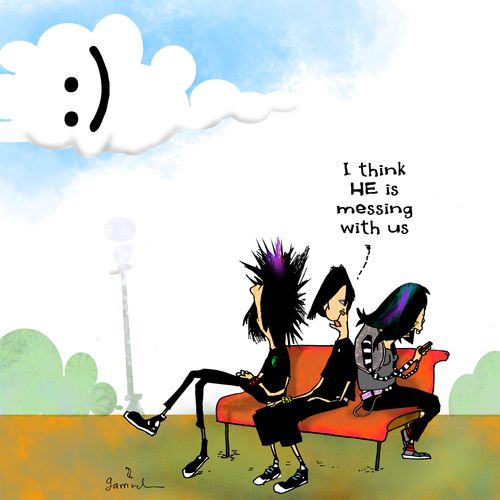 'I think HE is messing with us.'