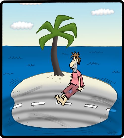Island road.