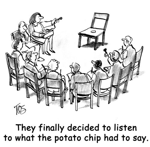 They finally decided to listen to what the potato chip had to say.