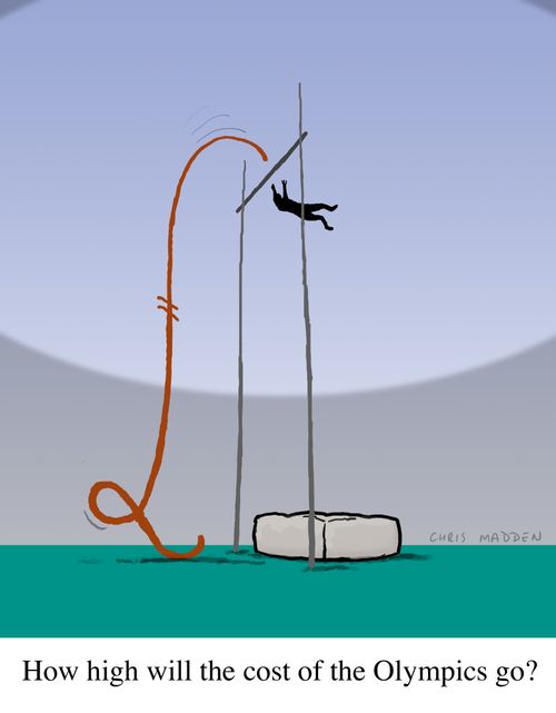 How high will the cost of the Olympics go? 