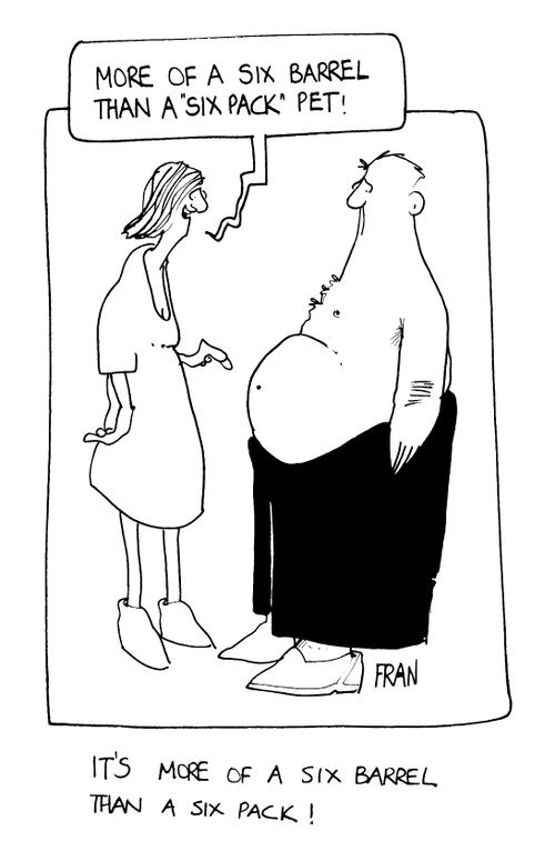 'It's more a six barrel than a six pack!'