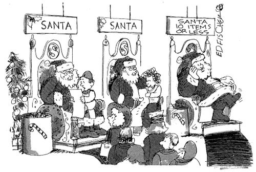 Santa Express Lane.