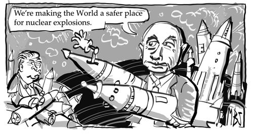 "We're making the World a safer place for nuclear explosions."