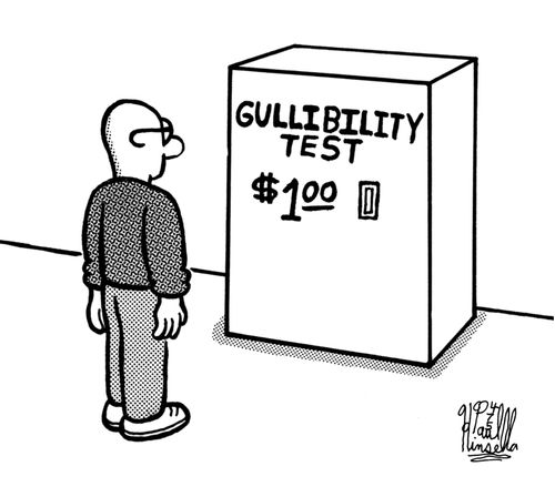 Gullibility Test $1.00