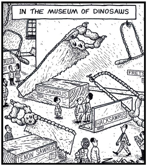 In the Museum of Dinosaws.