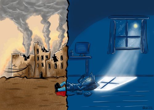 The Difference Between Living in a War Zone and the Western World 