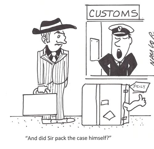 'And did Sir pack the case himself?'