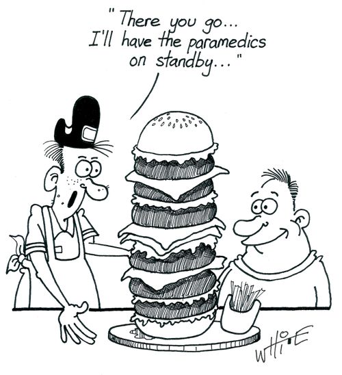 "There you go...I'll have the paramedics on standby...."