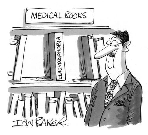 Claustrophobia Book on Shelf