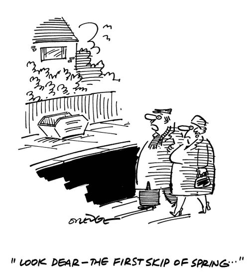'Look dear - the first skip of spring...'