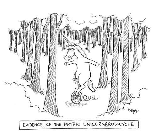 Evidence of the Mythic Unicornbrowcycle,