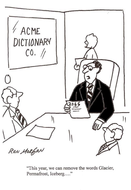 'This year, we can remove the words Glacier, Permafrost, Iceberg ...'