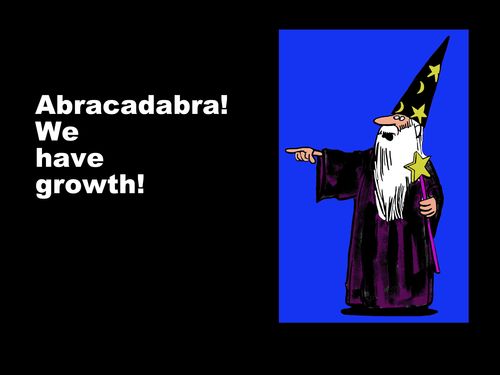 Abracadabra! We have growth!