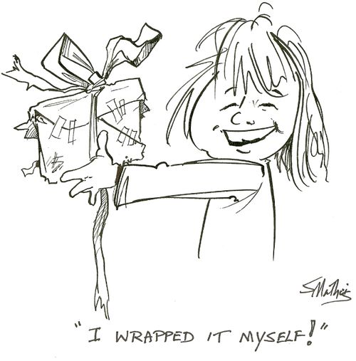 'I wrapped it myself !'