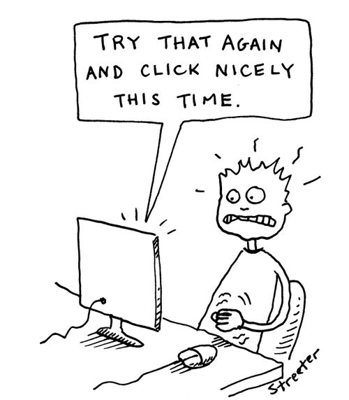Try that again and click nicely this time.