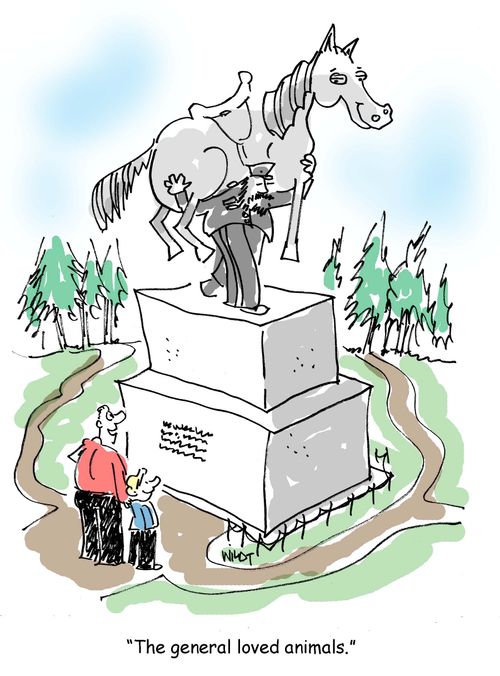 The general loved animals.