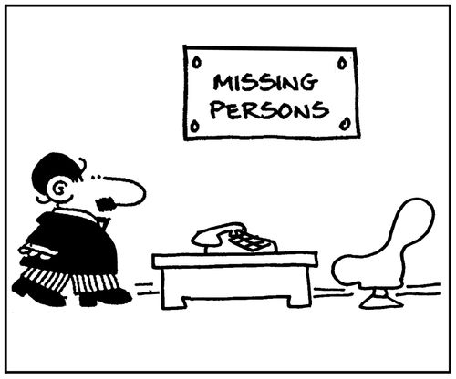 'Missing persons.'