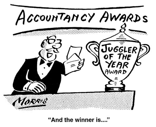 Accountancy Awards - Juggler of the year award