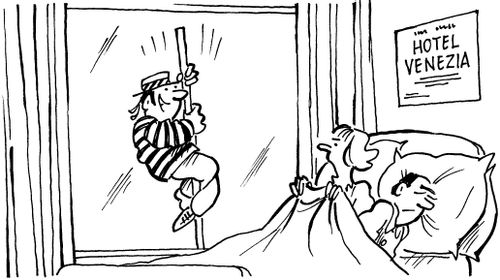 Peeping Tom - Venice style.