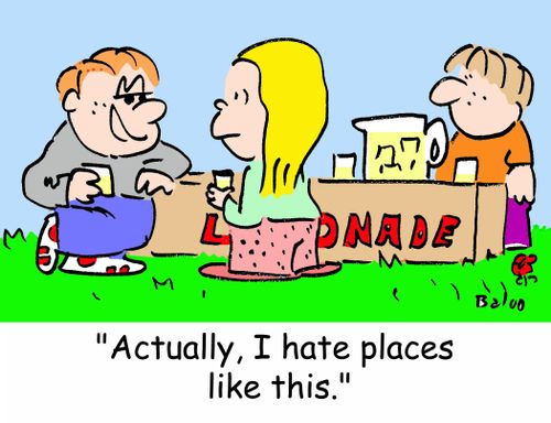 LEMONADE, 'Actually, I hate places like this.'