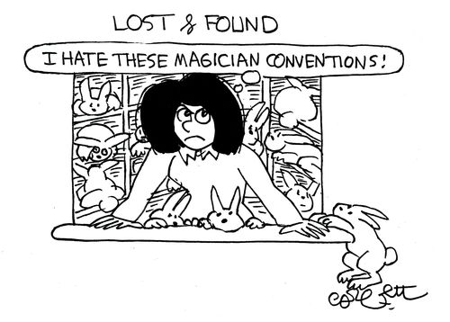 Lost and found at a magician's convention