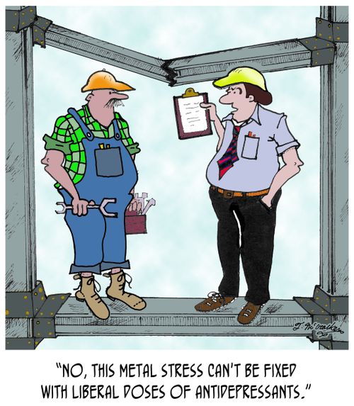"No, this metal stress can't be fixed with liberal doses of antidepressants."