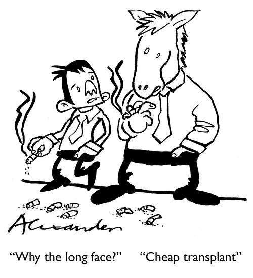 Face transplants.