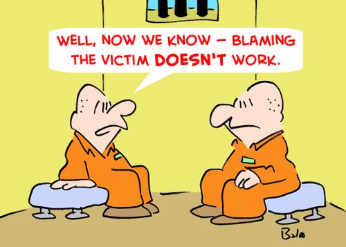 'Well, now we know -- blaming the victim DOESN'T work.'