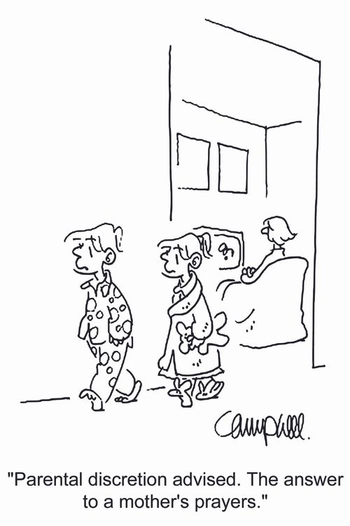 'Parental discretion advised. The answer to a mother's prayers.'