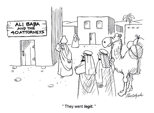'They went legit.'