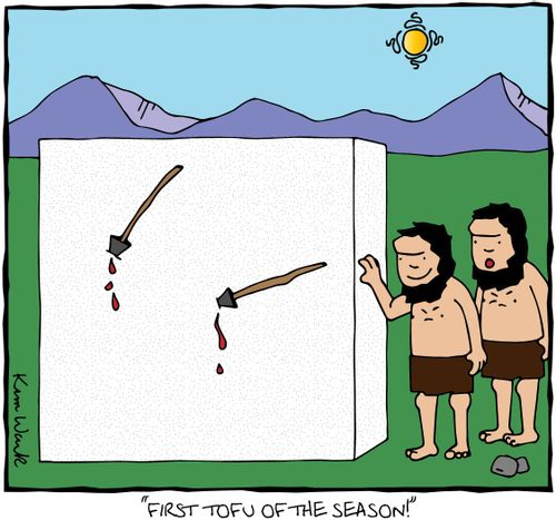 "First tofu of the season!"