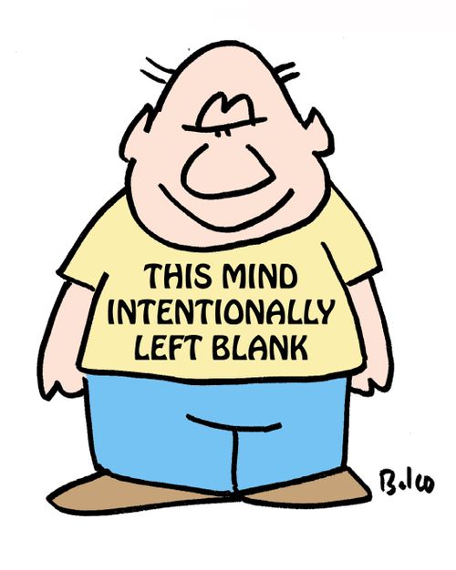 This Mind Intentionally Left Blank