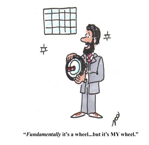 "Fundamentally it's a wheel....but it's MY wheel."