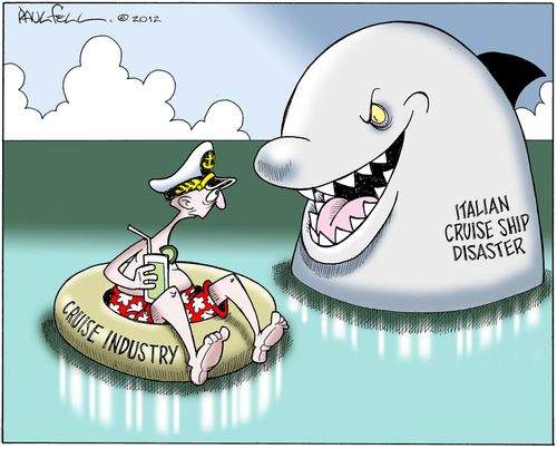 Cruise industry faces the Italian cruise ship disaster.