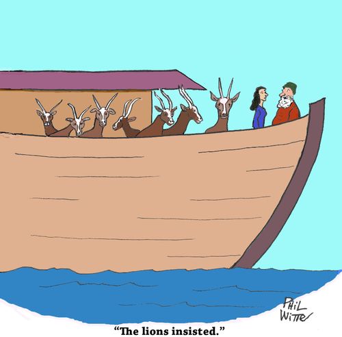 "The lions insisted."