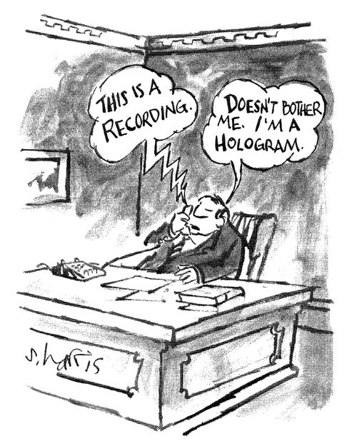 "This is a recording." 